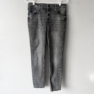 Old Navy Mid-Rise Gray-Wash Rockstar Super Skinny Jeans Womens 8 Regular